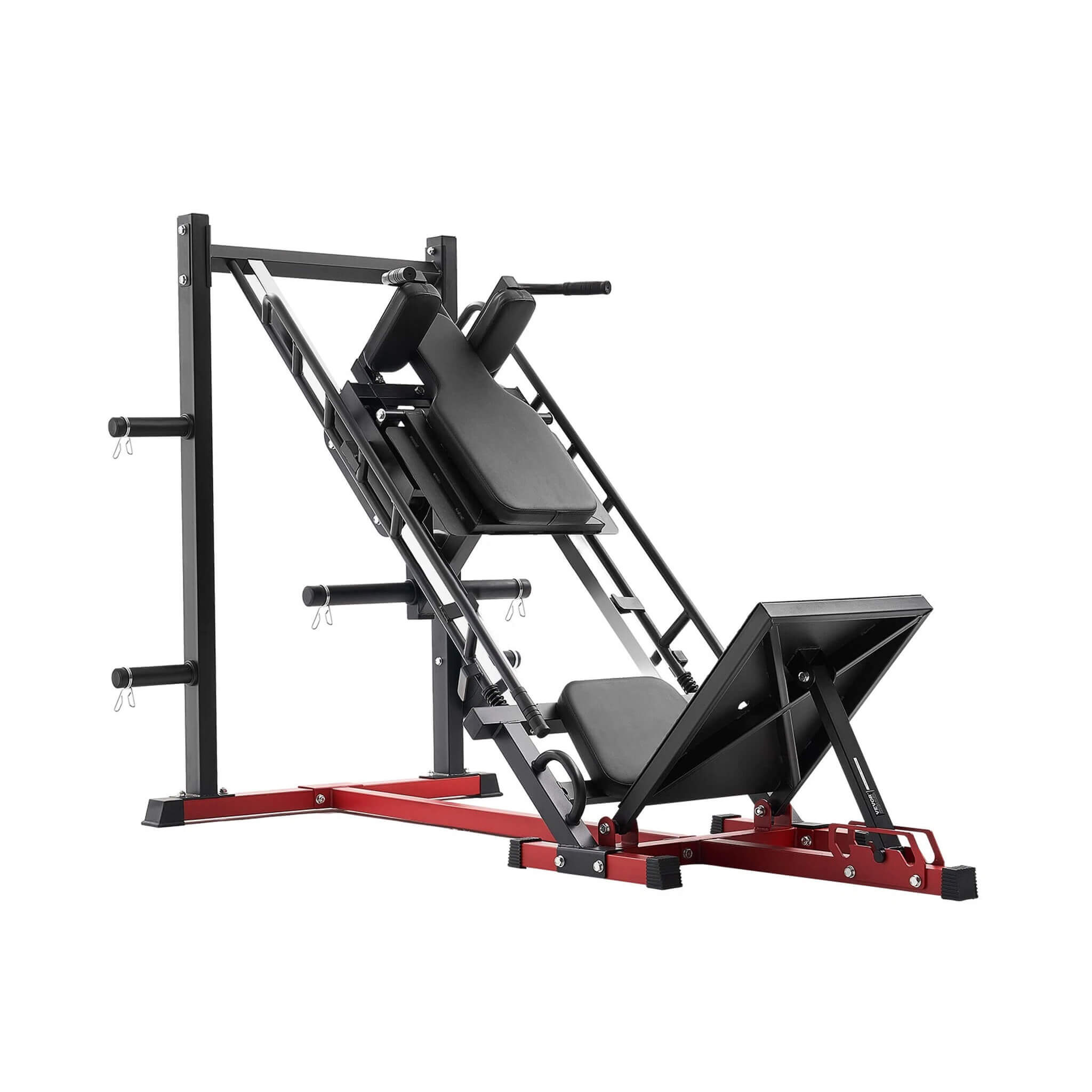 Rovix 2000LBS Adjustable Leg Press And Hack Squat Machine For Home Gym Workouts (SAK53148)
